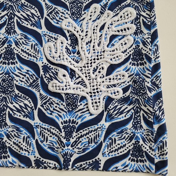 Lilly Pulitzer Marlowe Dress Resort White A Mermaids Tail, Size M - Picture 7 of 14